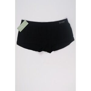 Boody Underwear Boyleg Briefs Black Solid M Bamboo NWT